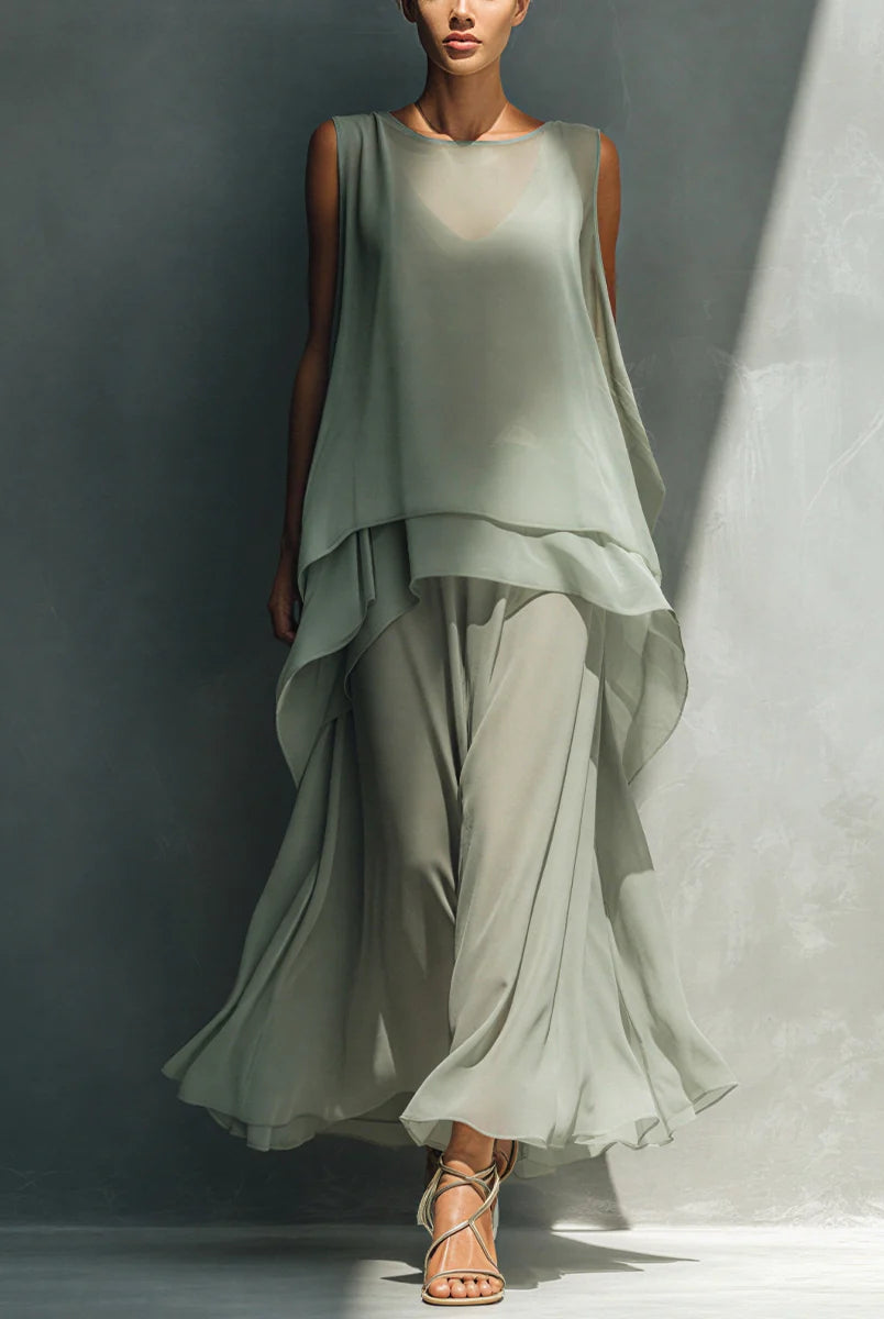 Maxine | Layered Flow Two-Piece Set