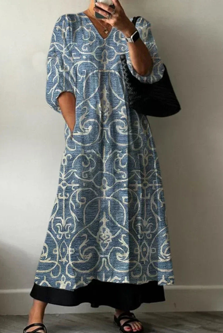 Delaney | Elegant Dress with Floral Print Lia