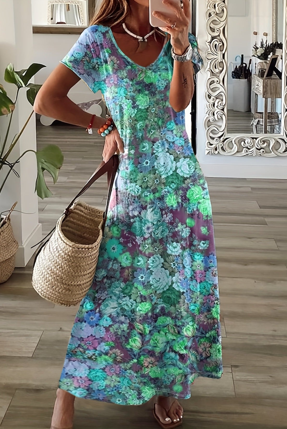 Simone | Artistic Tummy-Flattering Dress