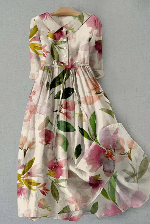 Lorelai | Floral Midi Dress
