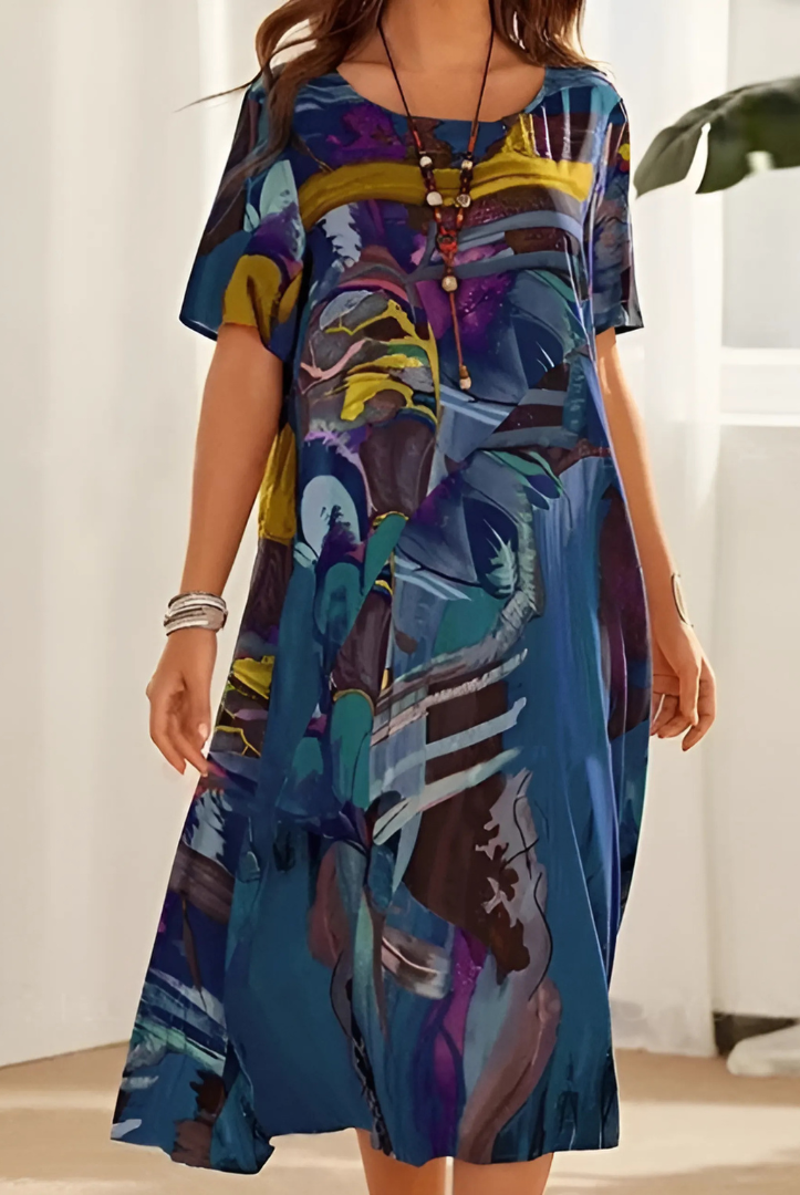 Amani | Elegant Floral Dress