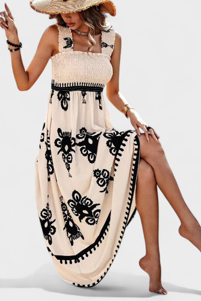 Avery | Maxi Dress with Smocked Bodice