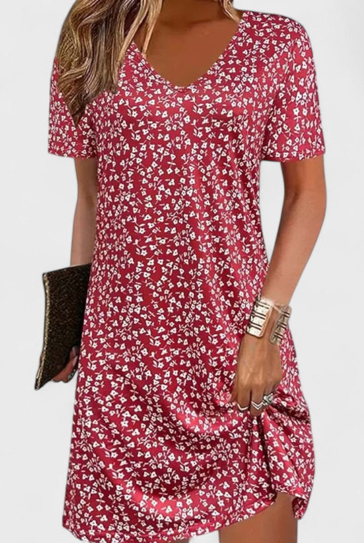 Stormie | Handcrafted Summer Dress with Flowers
