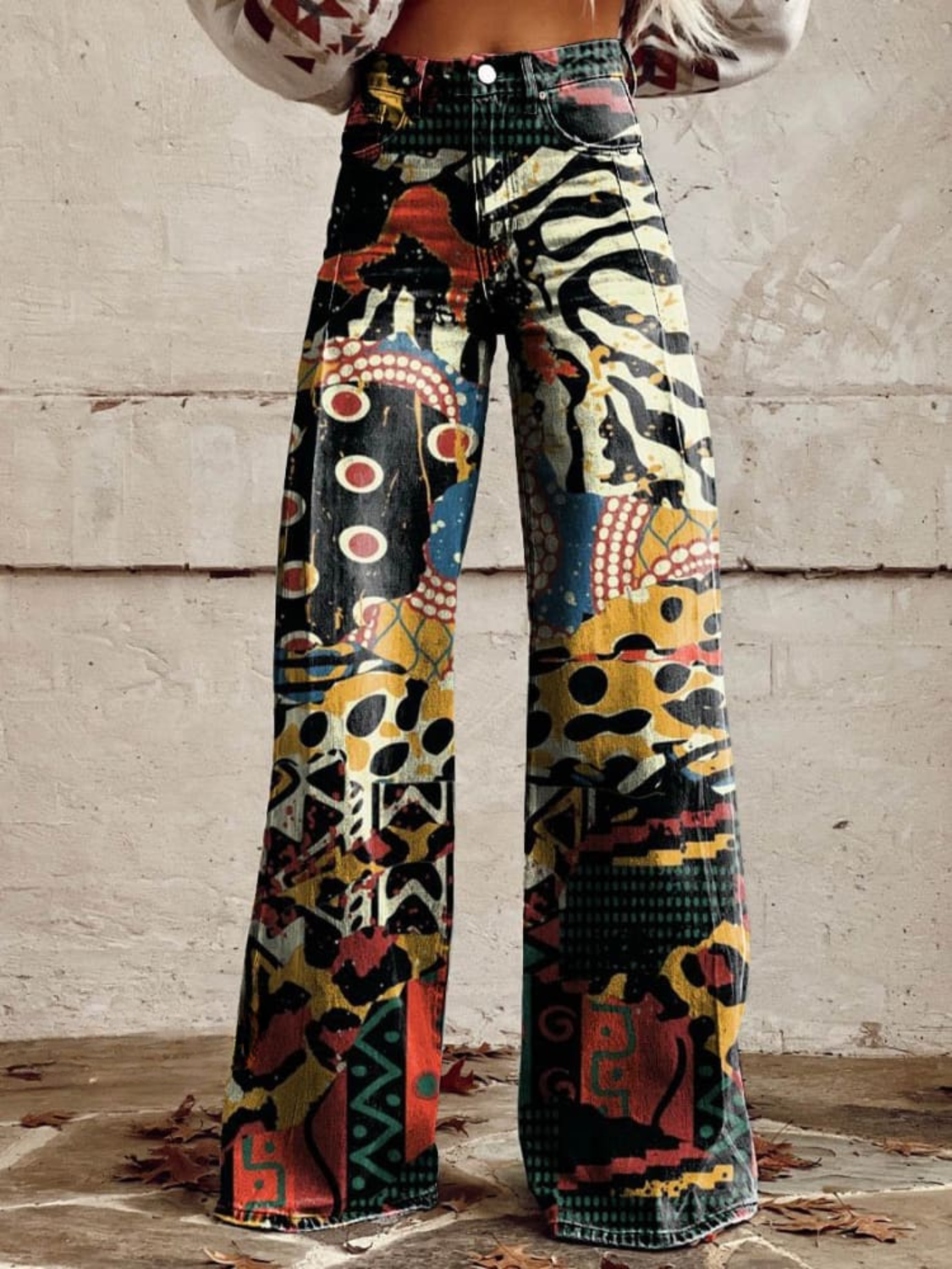 Paislee | Elegant Wide Trousers