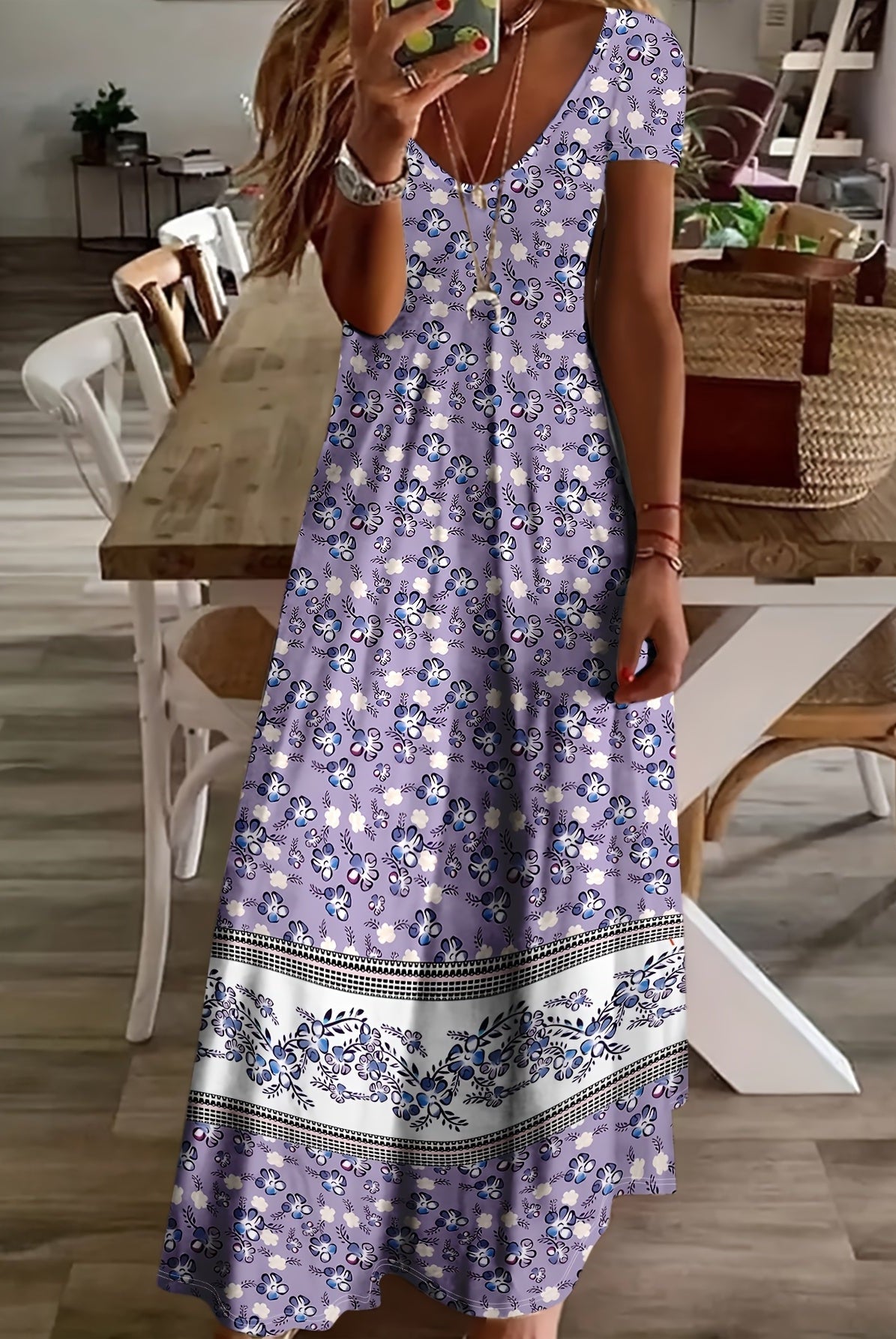 Teodora | Artistic Tummy-Flattering Dress