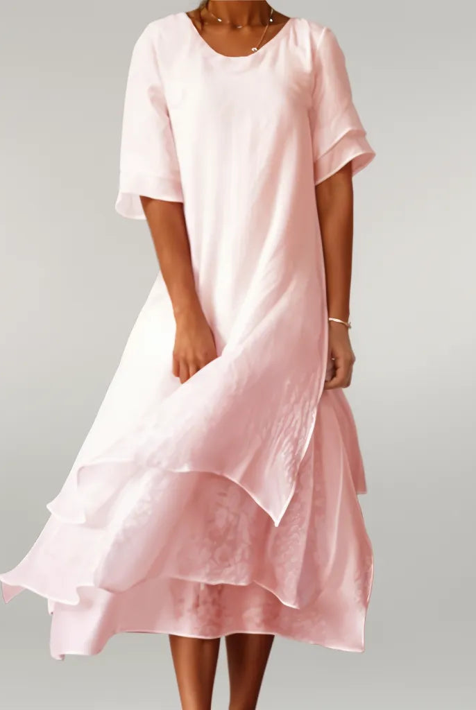 Hattie | Elegant Cotton Long Dress