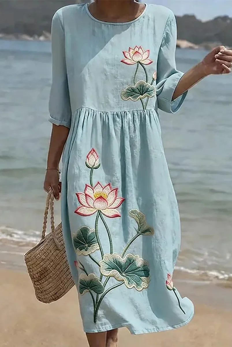 Katherine | Elegant Floral Dress