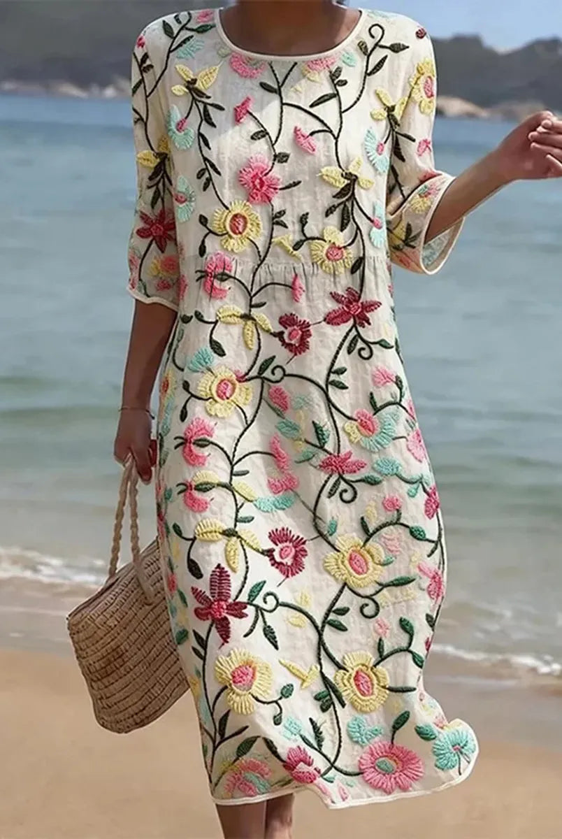 Miley | Elegant Floral Dress