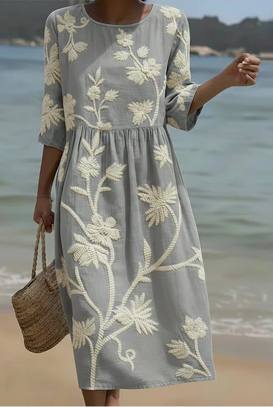 Remembrance | Elegant Floral Dress