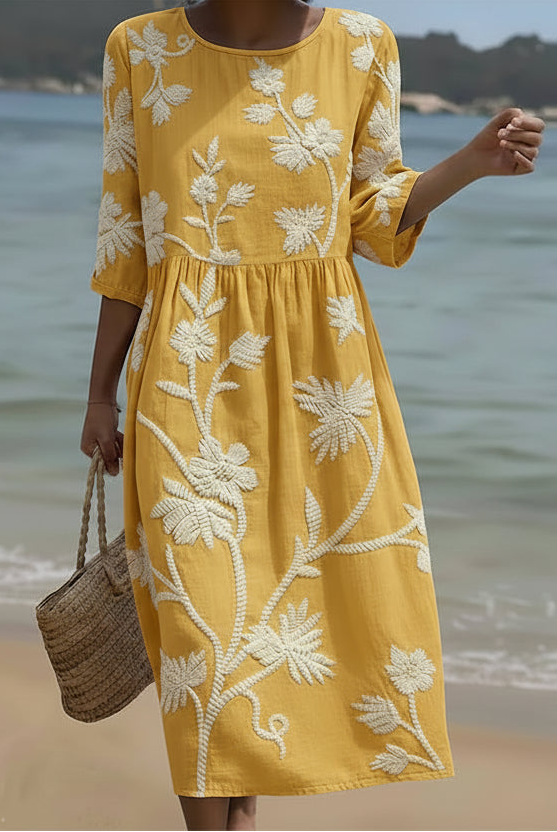 Cathleen | Elegant Floral Dress