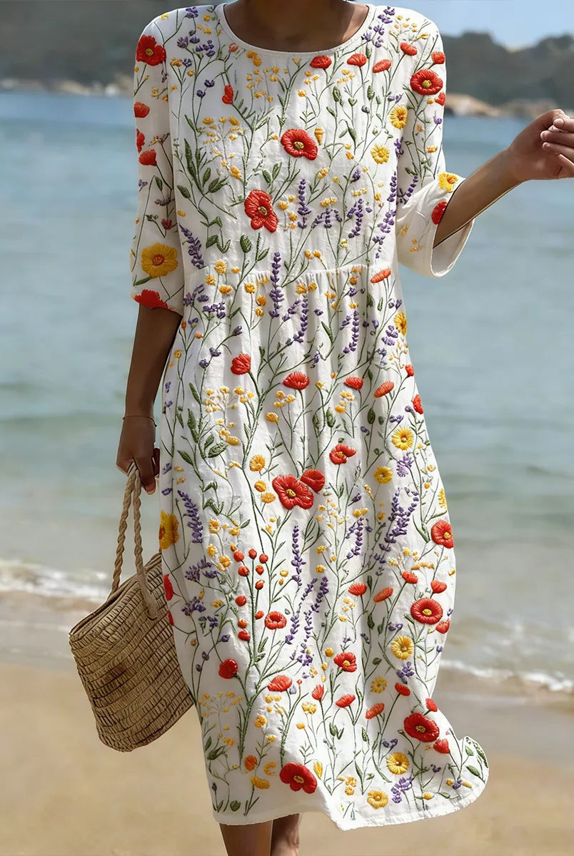 Royal | Elegant Floral Dress