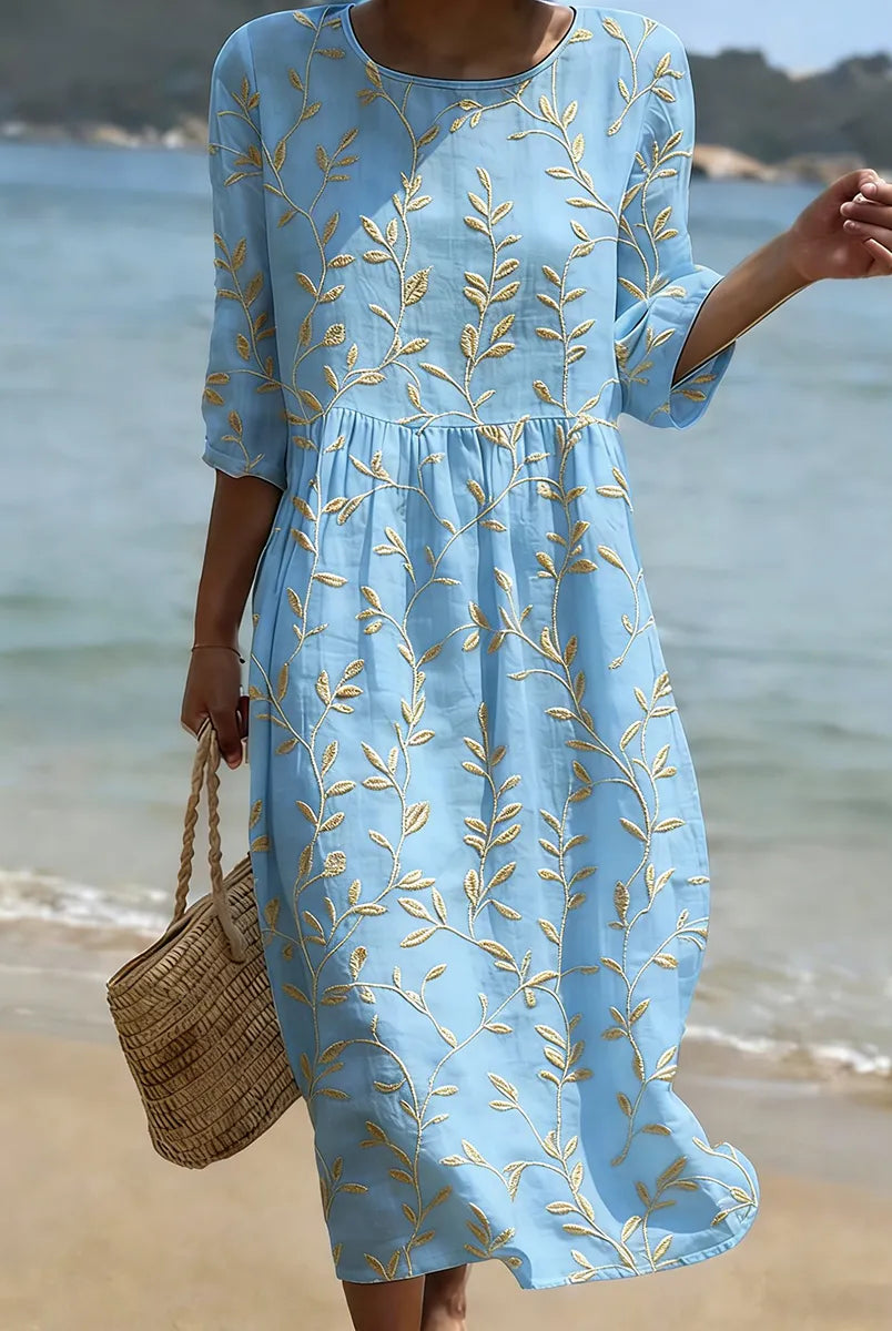 Fiona | Elegant Floral Dress
