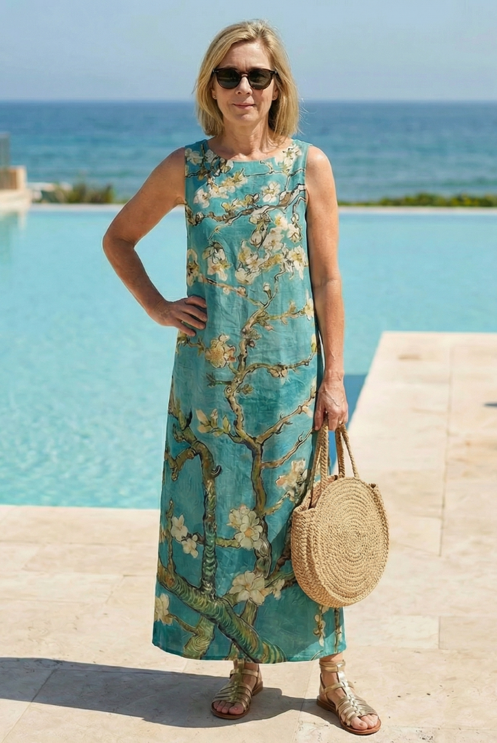 Esmeralda | Soft Line Midi Dress