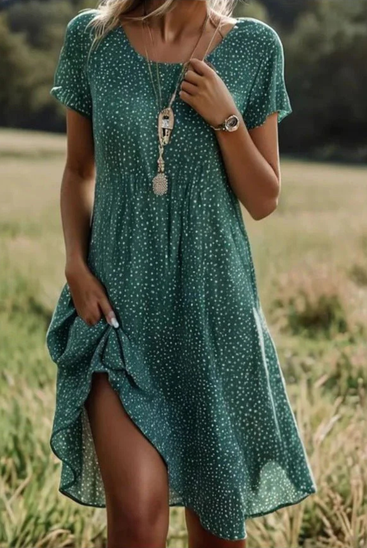 Xanthe | Luxury Midi Dress with Modern Elegance