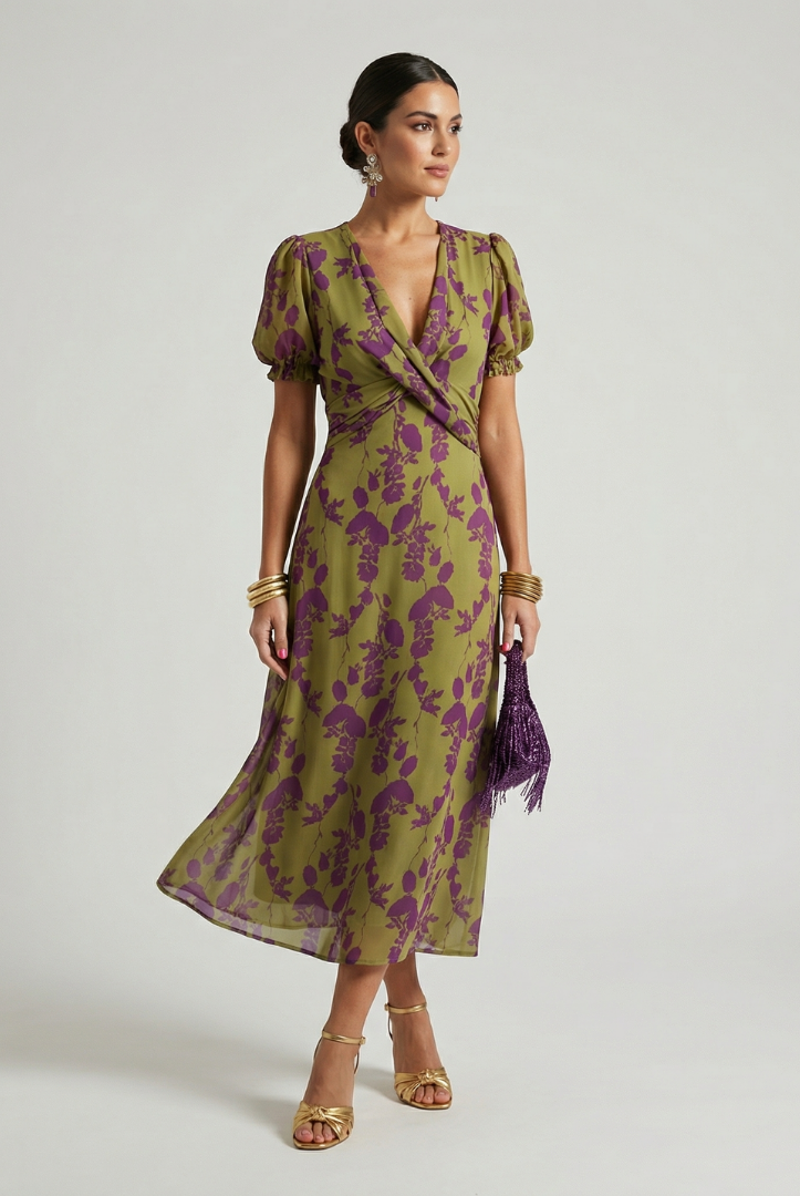 Zella | Relaxed Floral Midi Dress