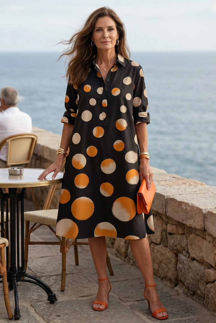 Parker | Sunset Dot Dress