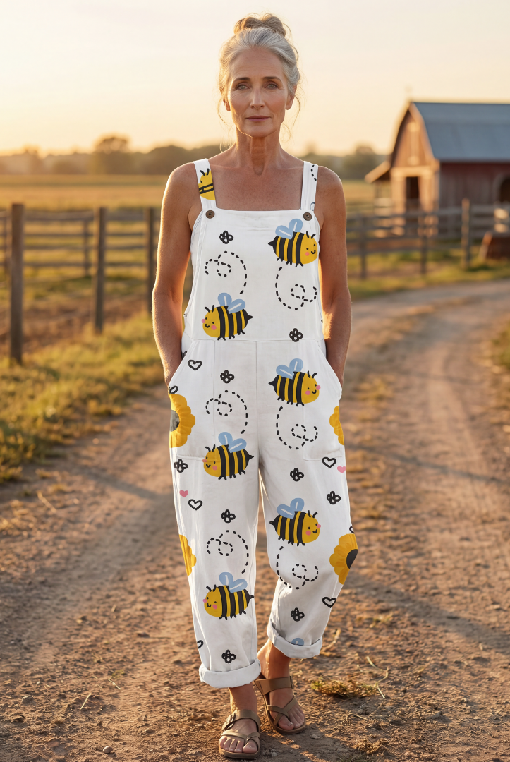 Xanthia | Bee Flower Jumpsuit