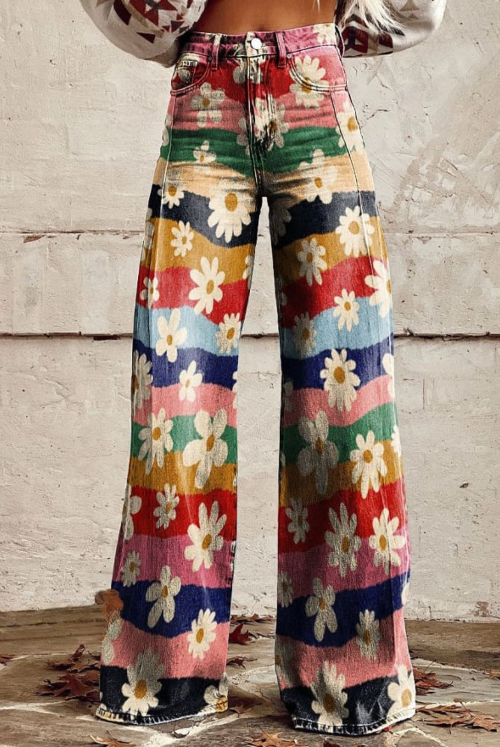 Kailani | Elegant Floral Trousers