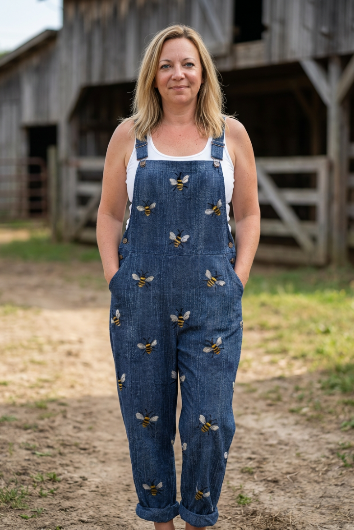 Lilian | Bee Strap Jumpsuit