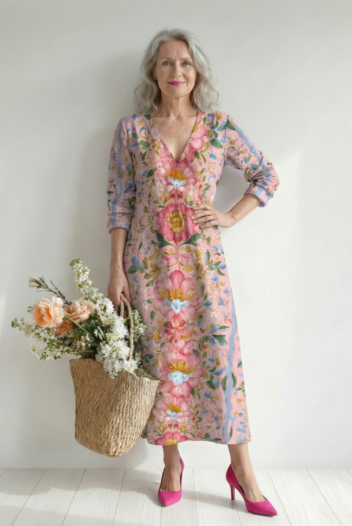 Anika | Light Form Floral Midi Dress