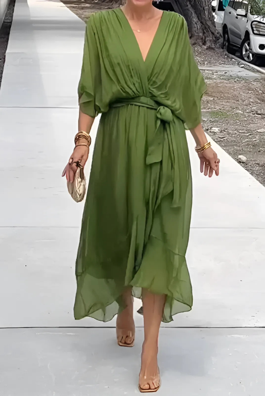 Eileen | Timeless Wrap Midi Dress