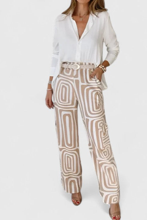 Ruslana | Elegant Two-Piece Set (including a Free Belt)