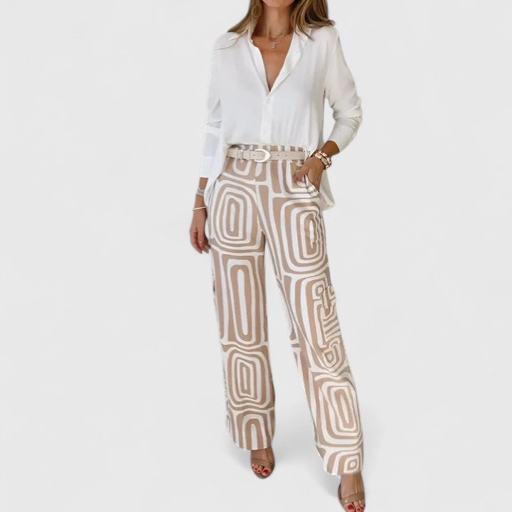 Ruslana | Elegant Two-Piece Set (including a Free Belt)