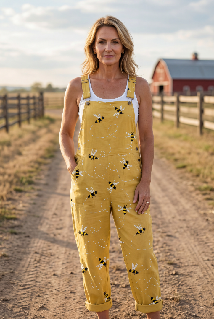 Jordan | Light Honeybee Jumpsuit