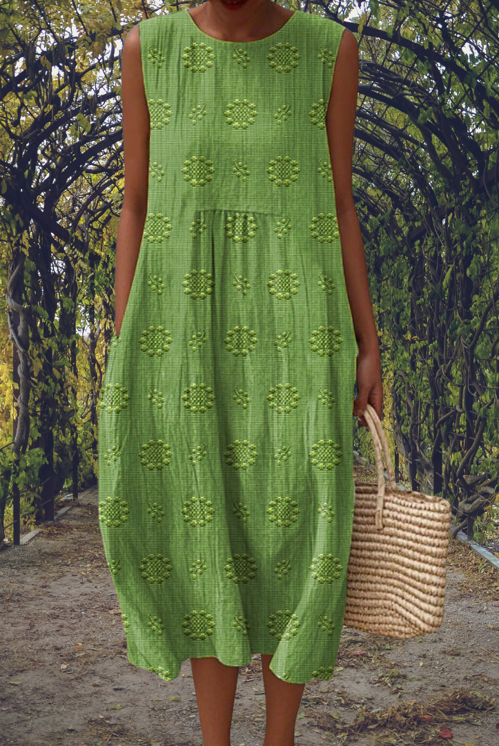 Cora | Elegant Sleeveless Dress with Pockets