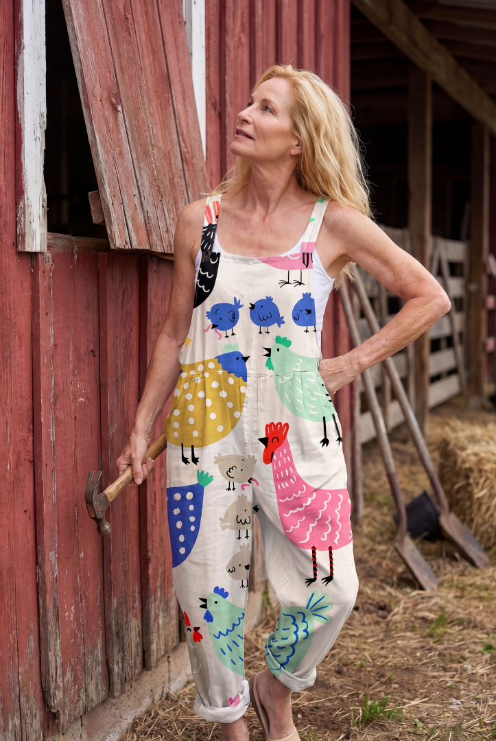 Elyse | Everyday Motif Strap Jumpsuit