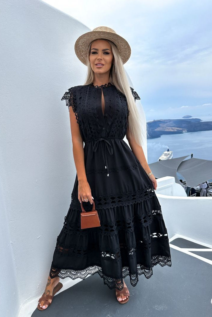 Payson | Long Stitching Dress