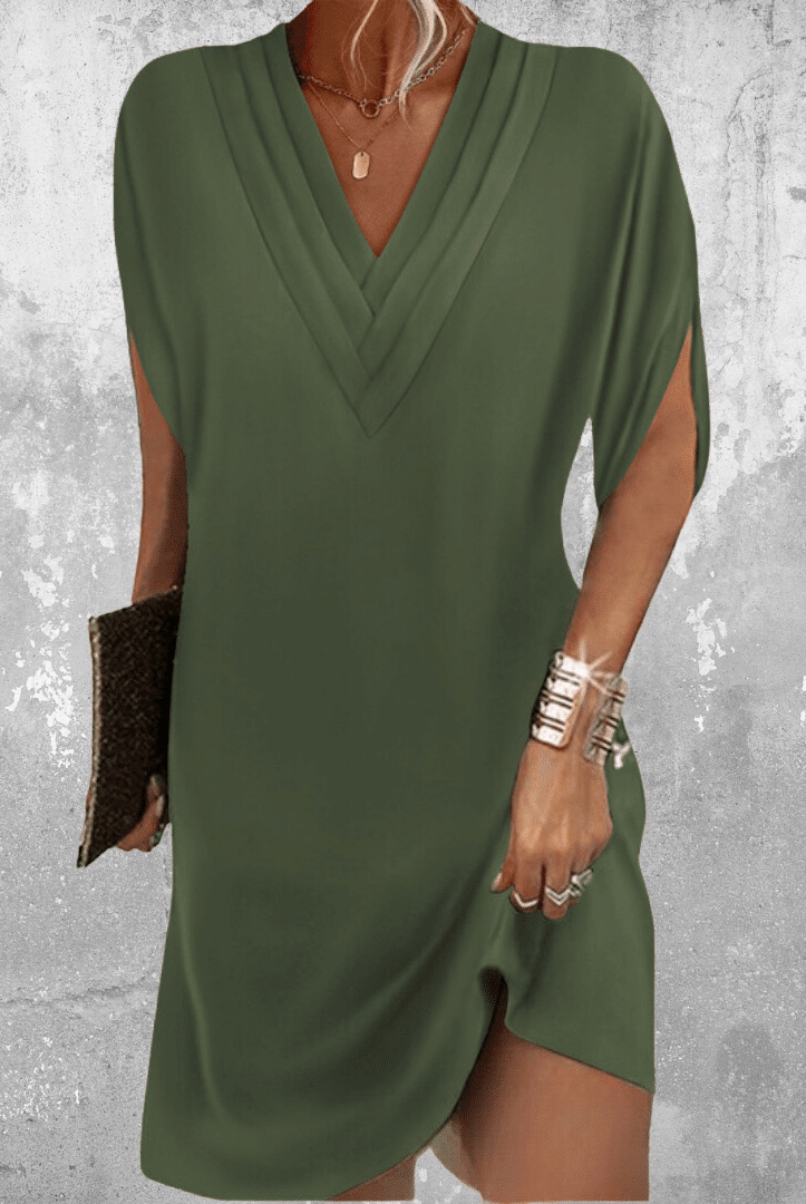 Effie | Elegant Tummy Covering Dress