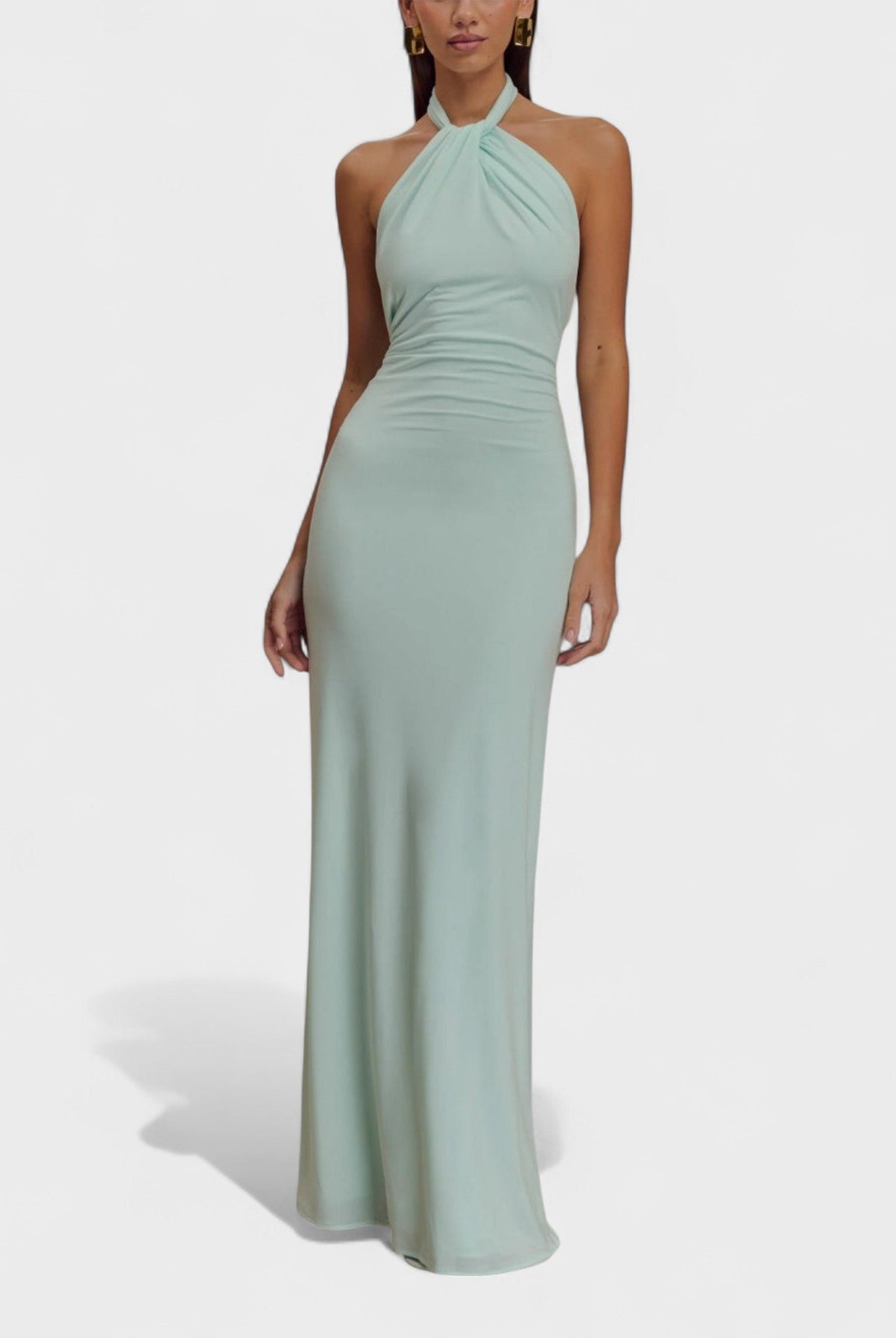 Berkley | Sleek Halter Maxi Dress
