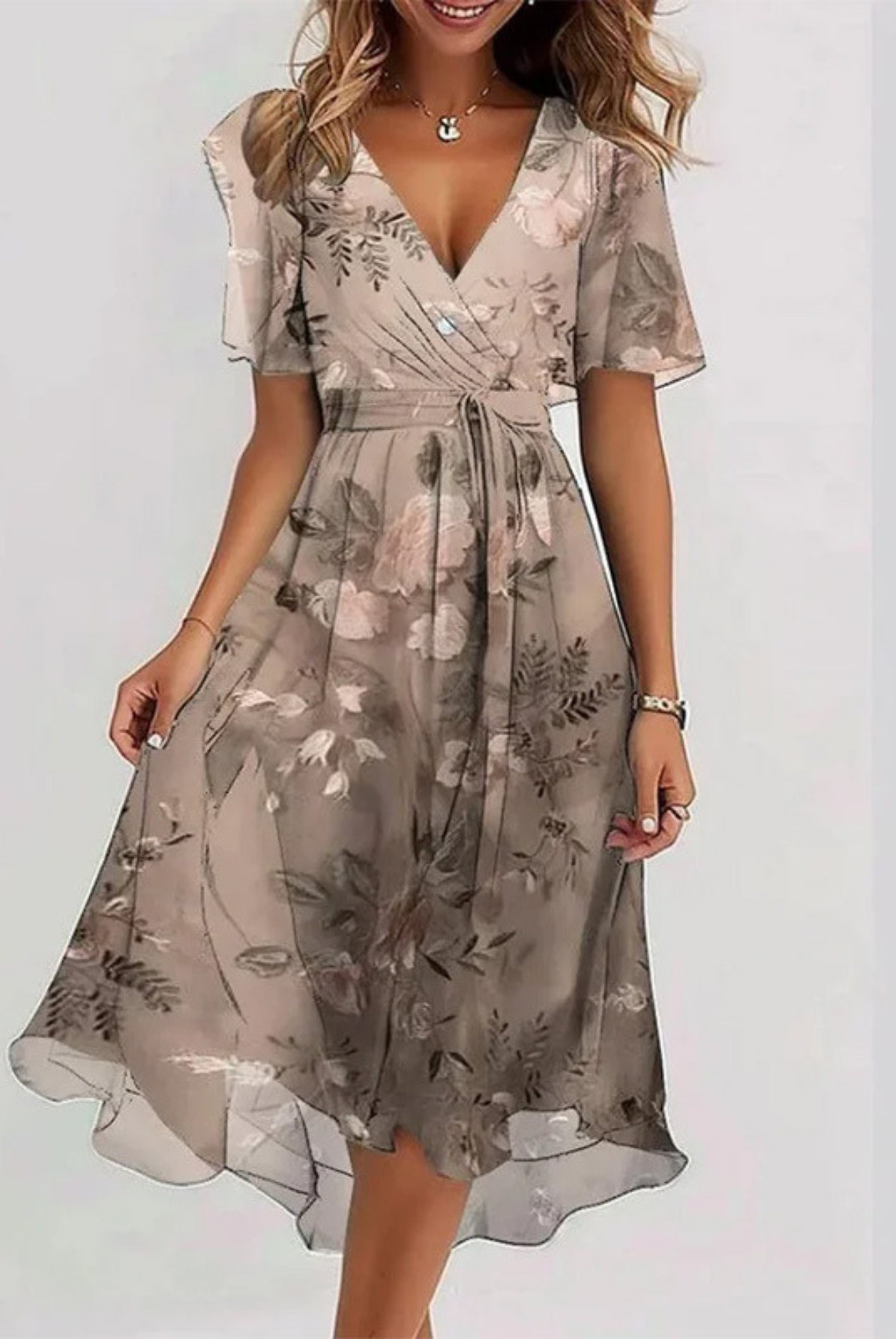 Georgina | Summer Dress with Belly Cover