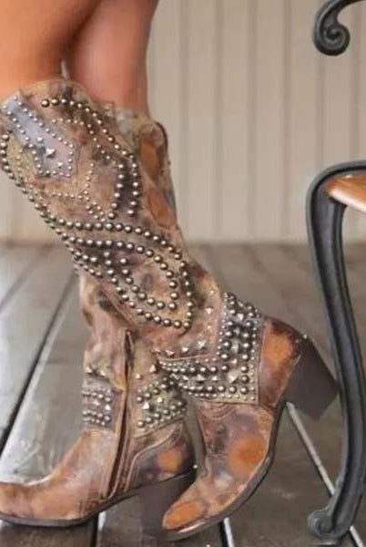 Jensen | Western Knee-High Boots