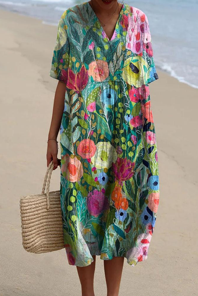 Rachael | Vintage Flower Dress