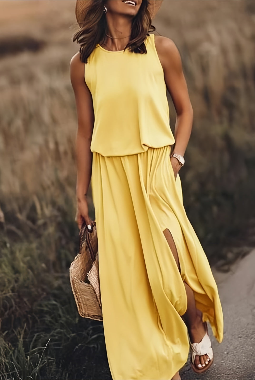 Camille | Sleeveless Maxi Gown
