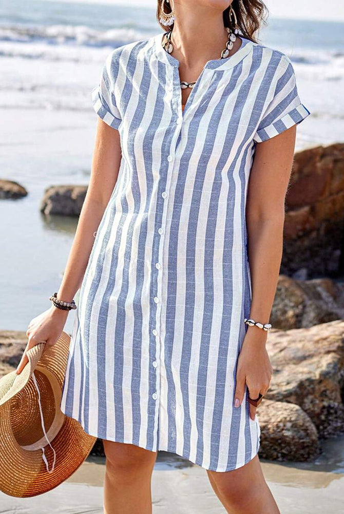 Lucille | Elegant Striped Dress