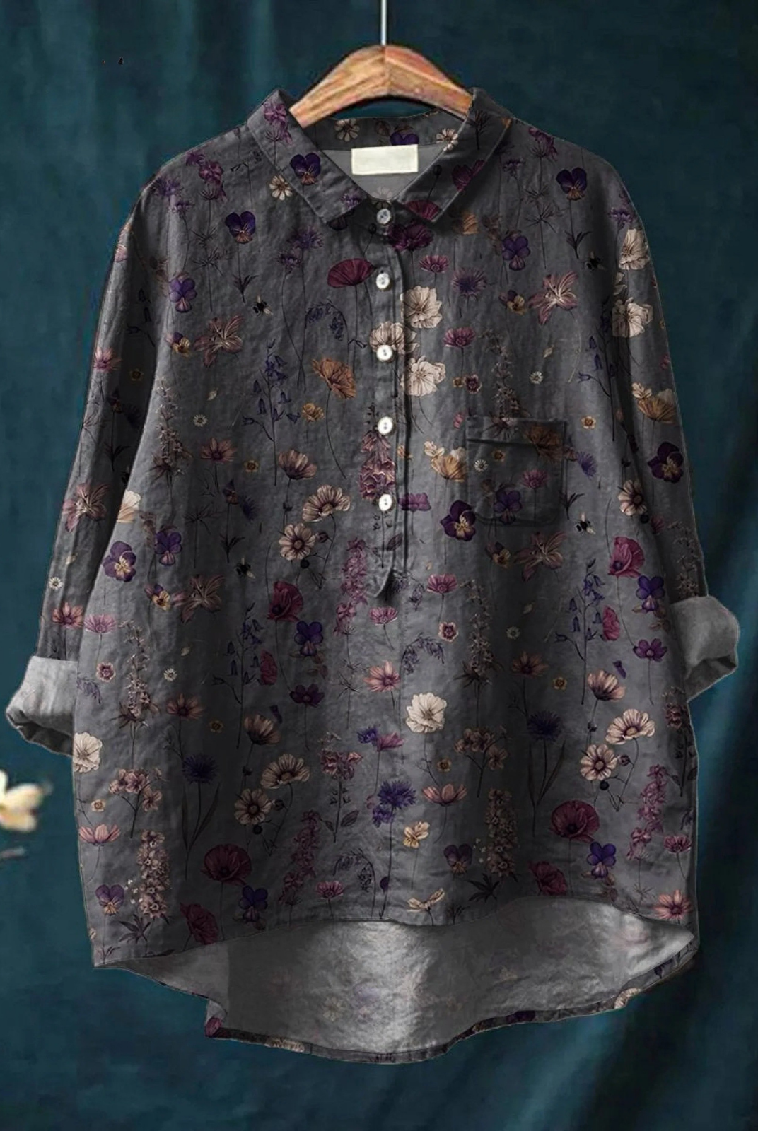 Marielle | Women's Floral Art Print Casual Shirt