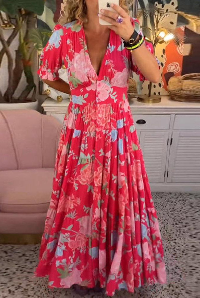 Eden | Vibrant Floral Dress