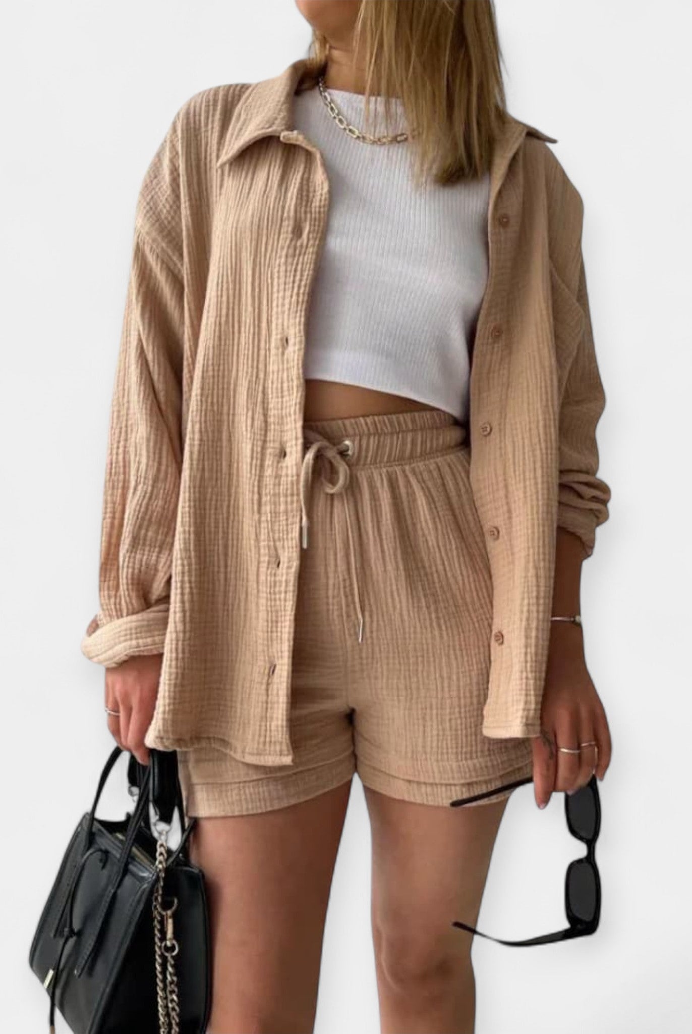 Promise | Color Summer Outfit - Top and Shorts