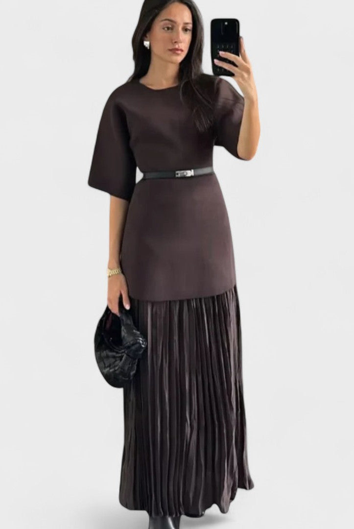 Hayden | Pleated Maxi Dress