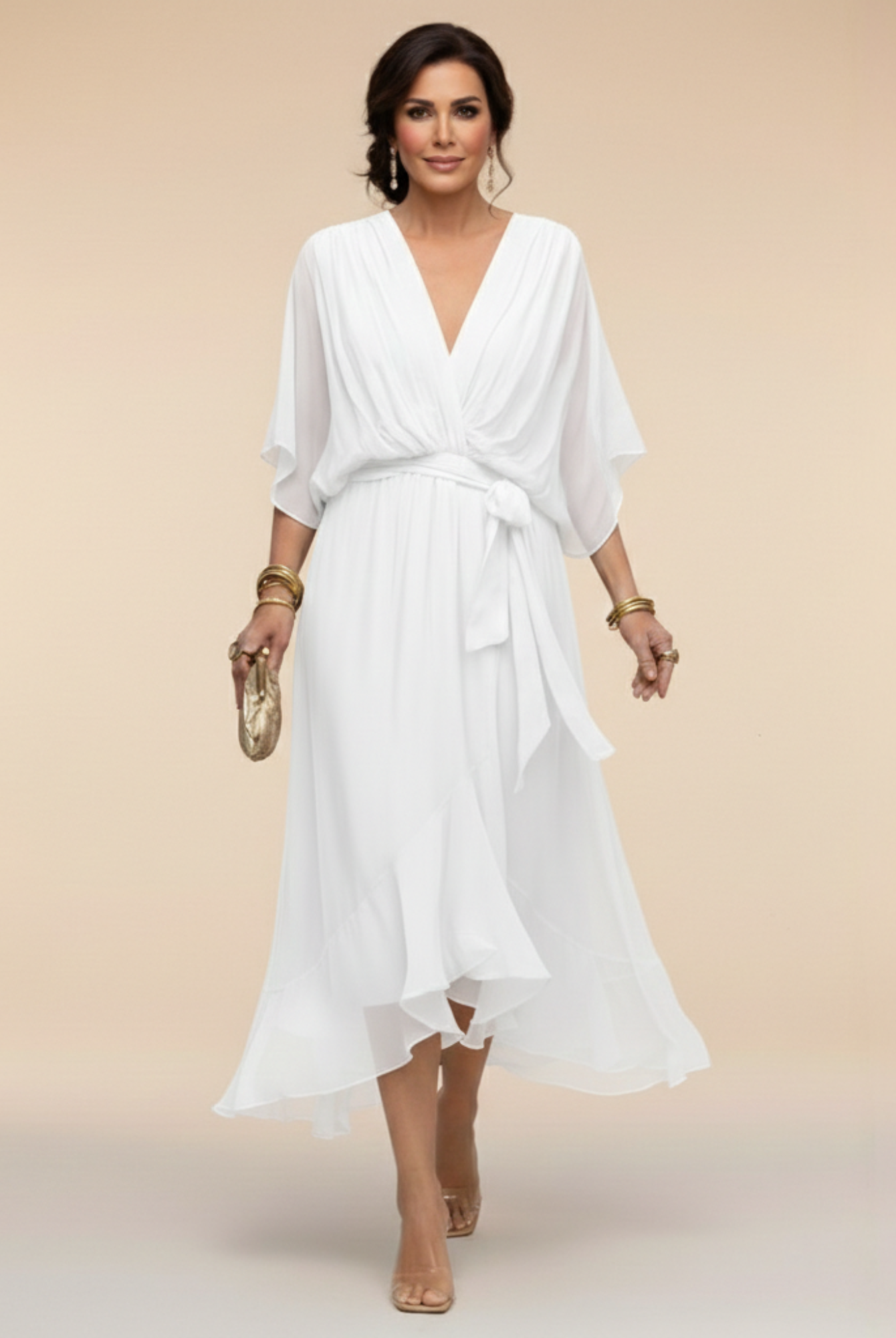 Kellan | Effortlessly Flattering Dress-White