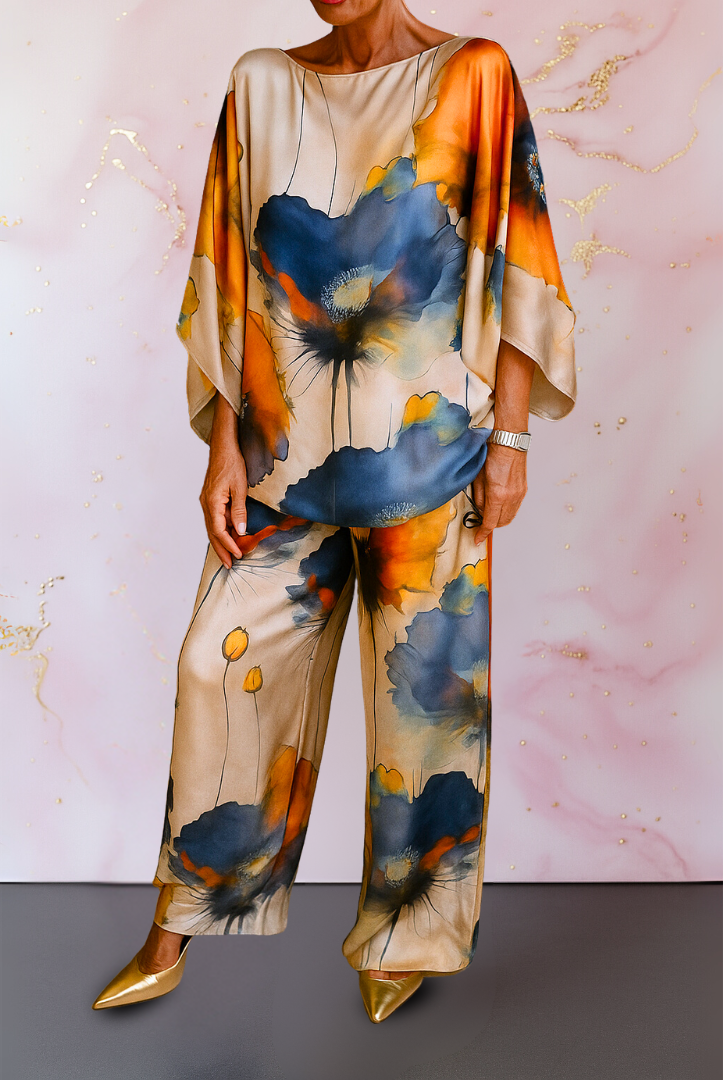 Michele | Satin Two-Piece Women's Set