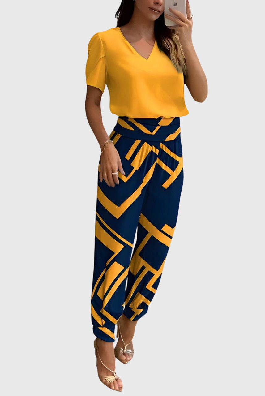 Pansy | Stylish Blouse and Pants Set