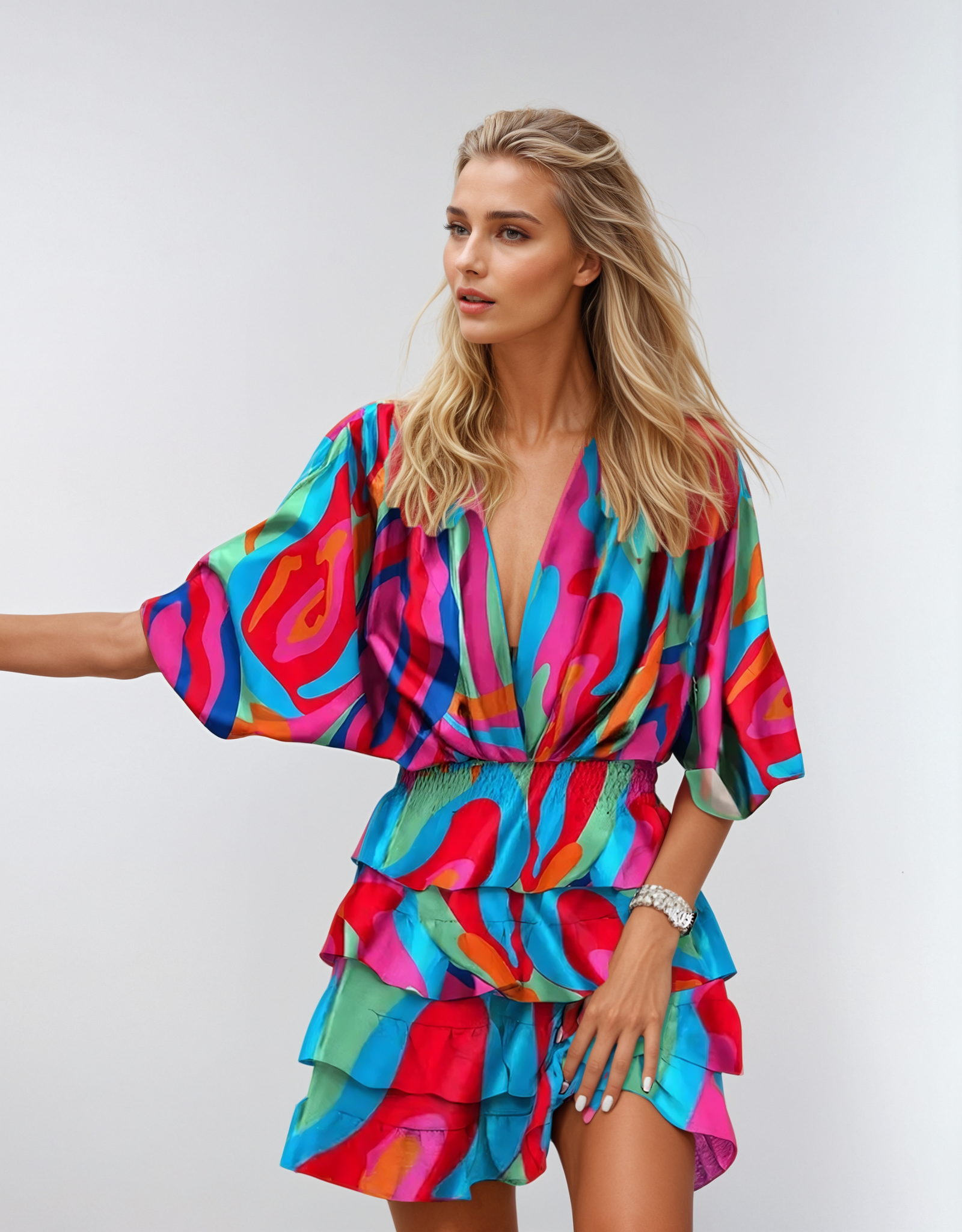 Mychelle | Floral Midi Dress