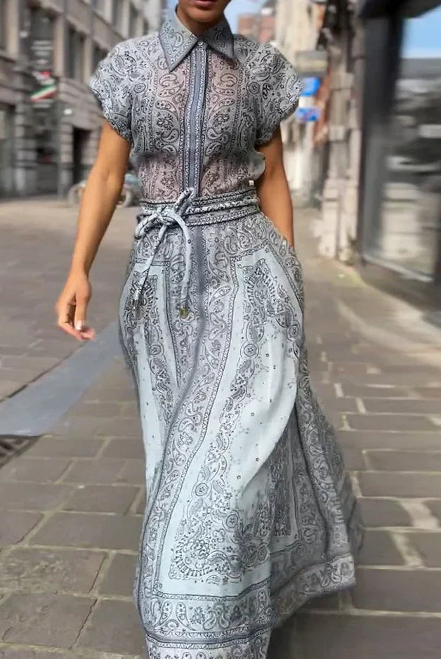 Thea | Two Piece Boho Print Set