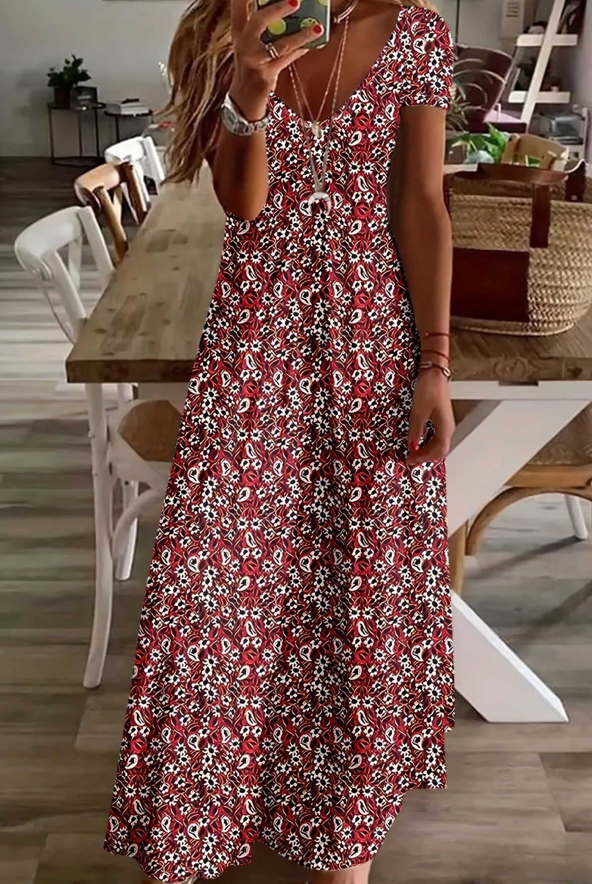 Oriana | Artistic Tummy-Flattering Dress