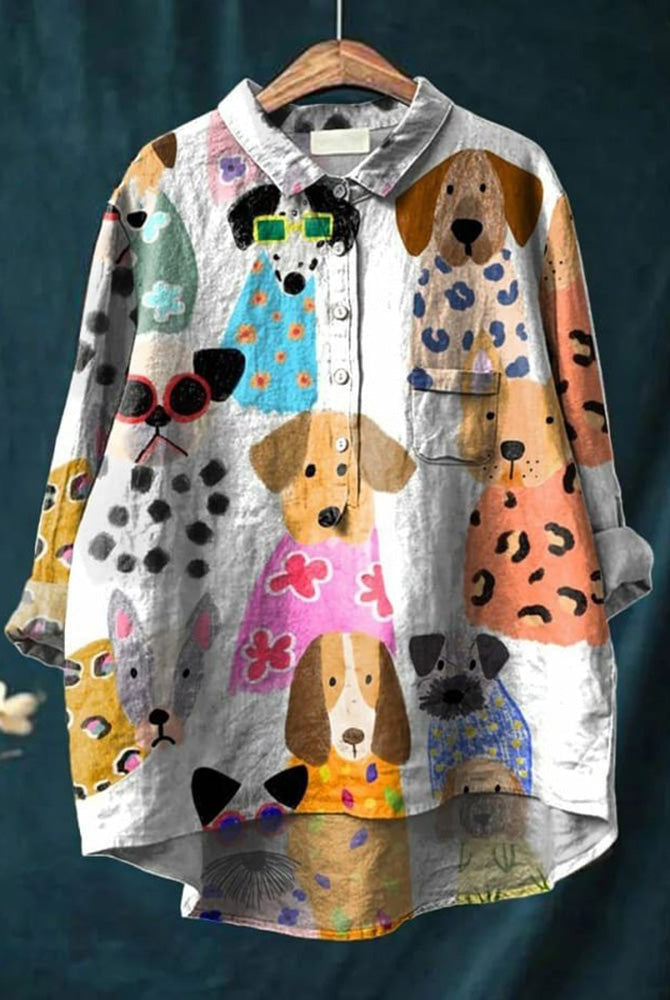 Ashlee | Brooks Playful Print Blouse