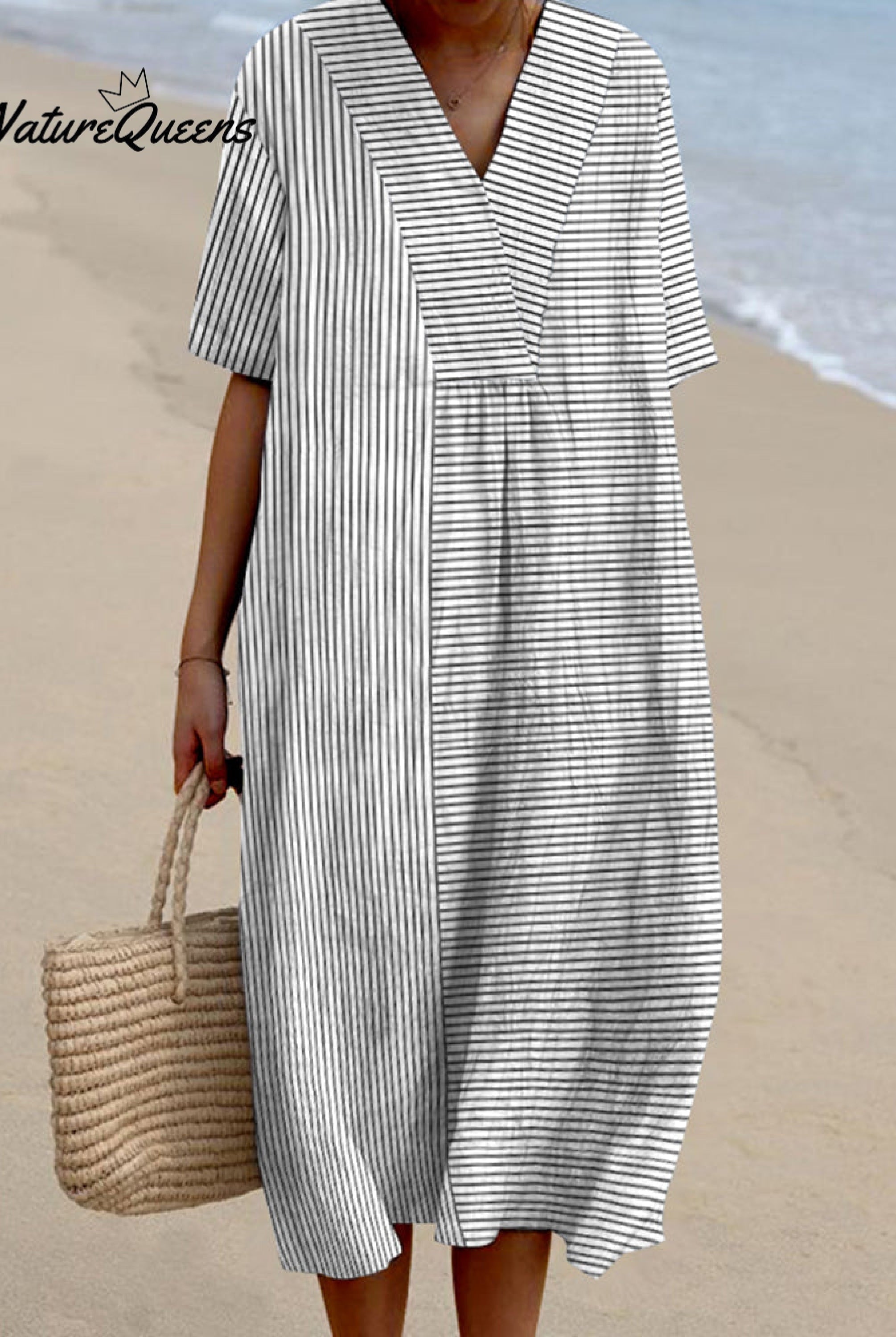 Sherry | Vintage Striped Dress